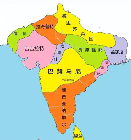印度地图