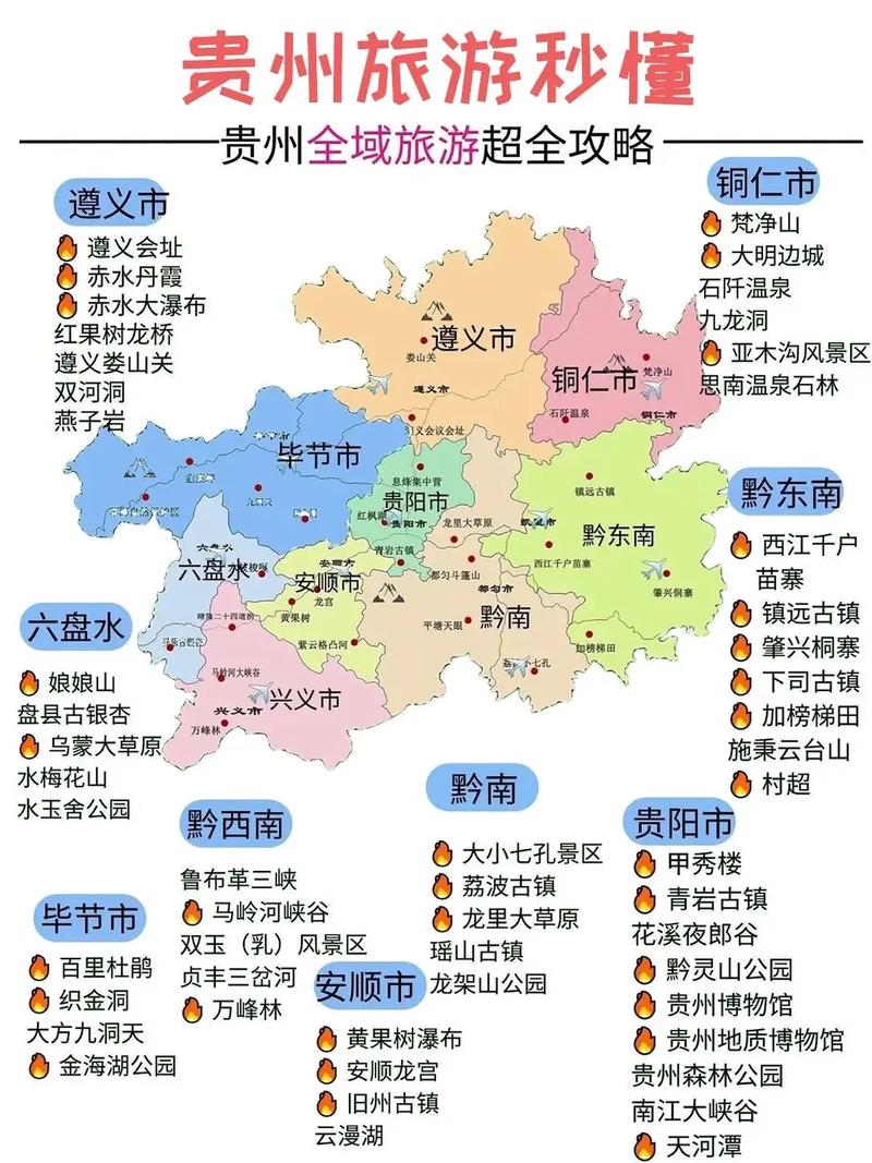 贵州旅游地图高清版