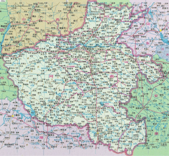 河南省地图高清全图