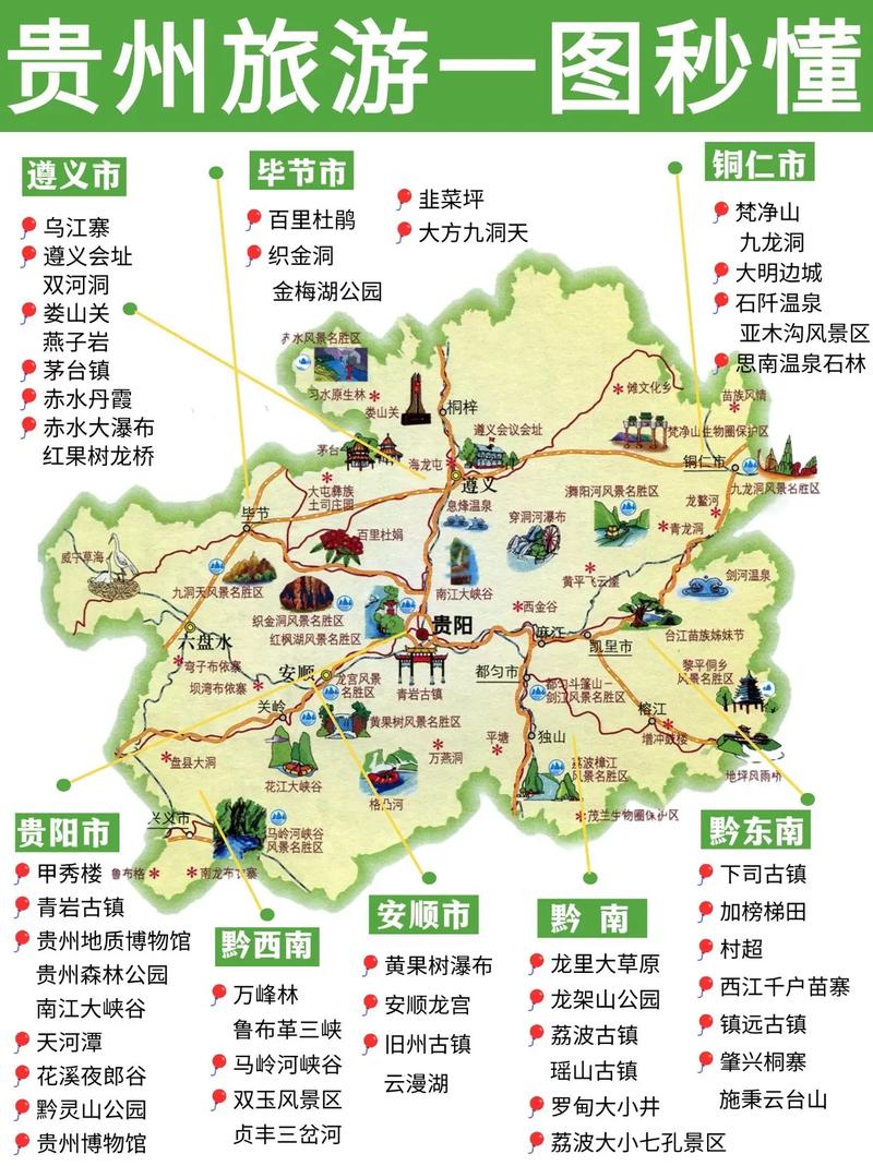 贵州旅游地图高清版