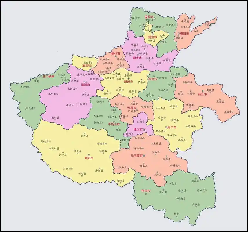 河南省地图高清全图