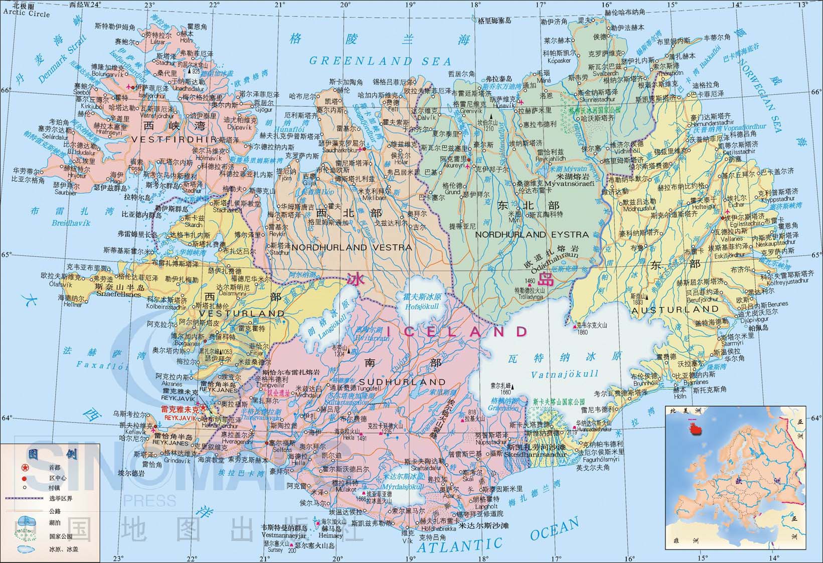 世界地图高清版大图