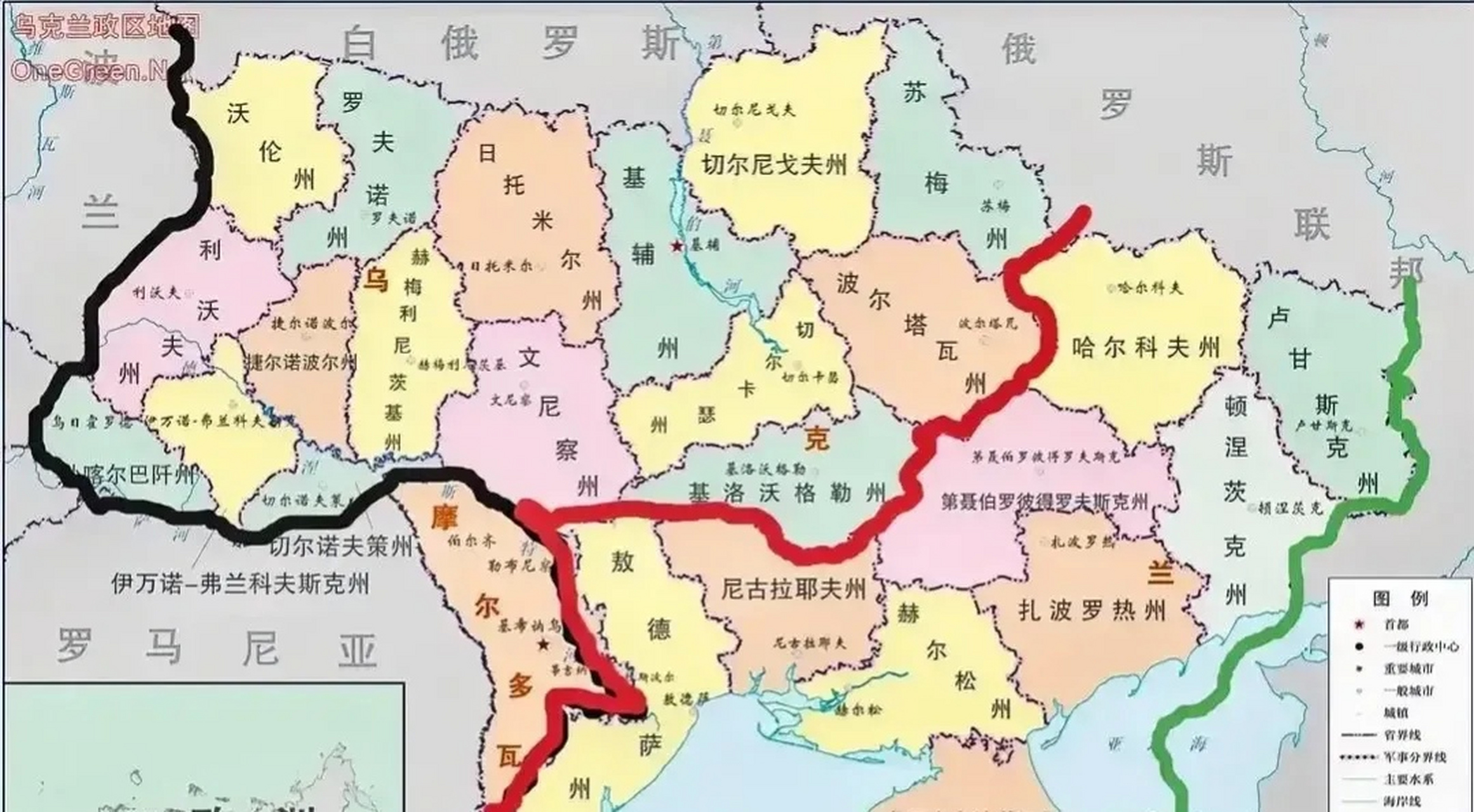 乌克兰地图