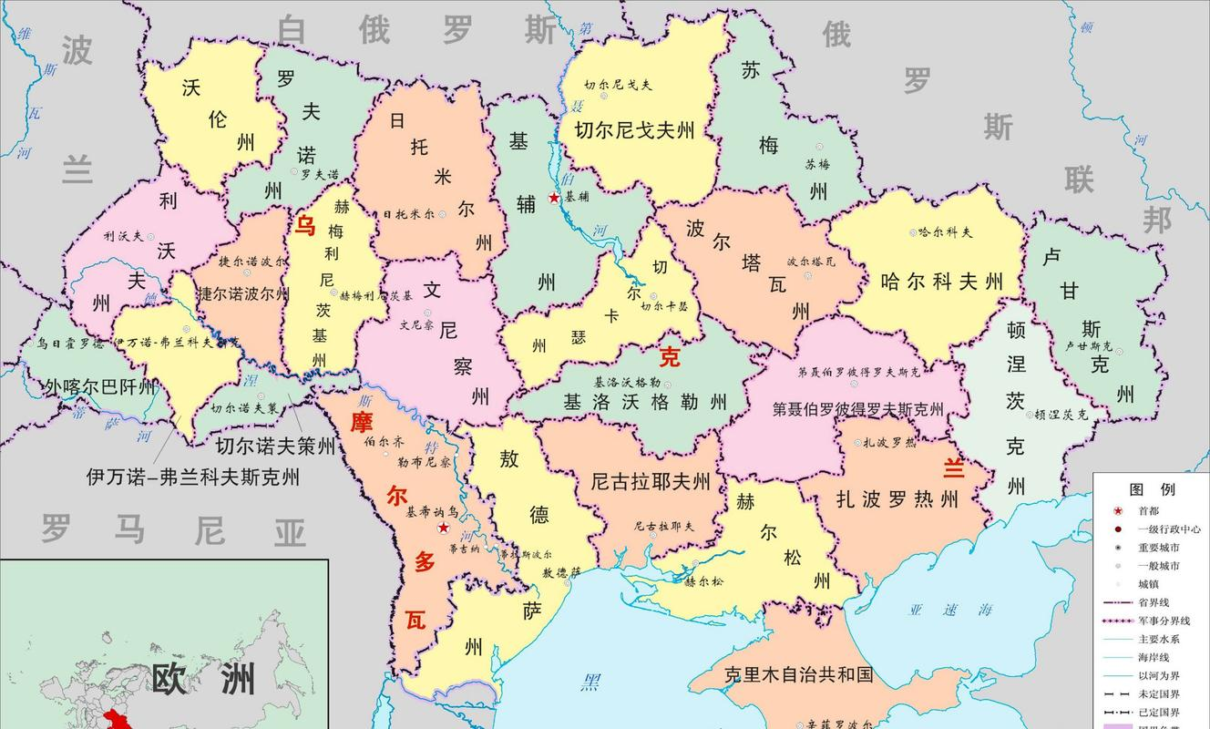 乌克兰地图