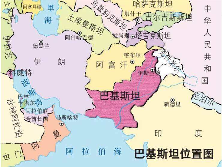 巴基斯坦地图