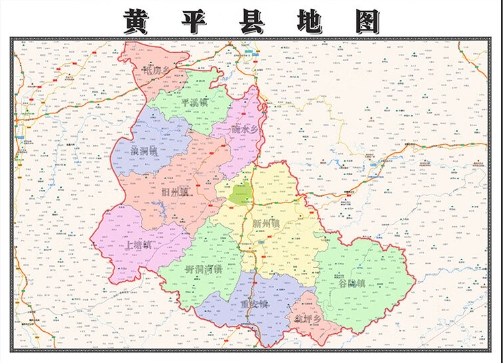 贵州黄平县地图