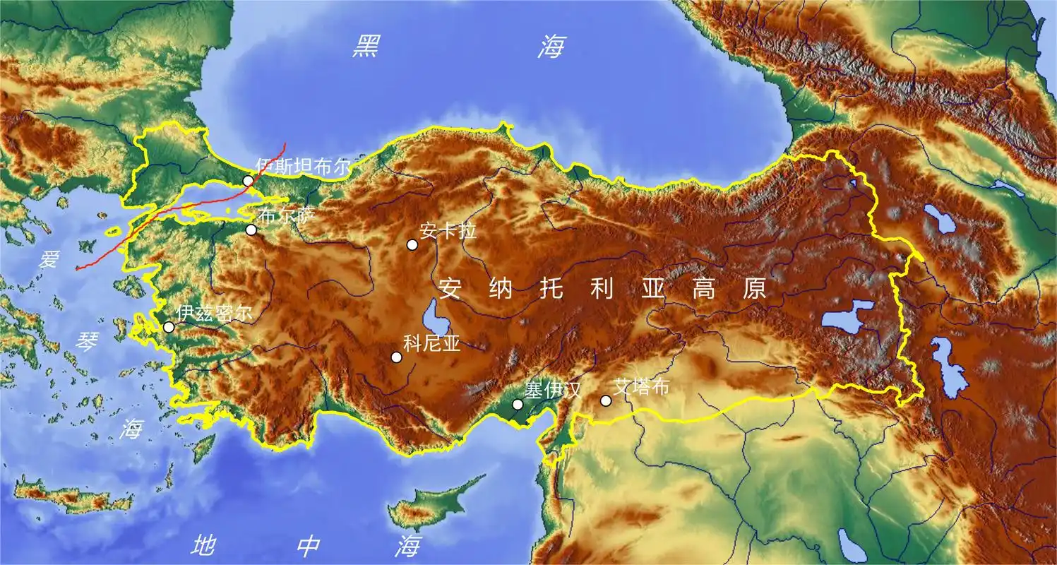 土耳其地图