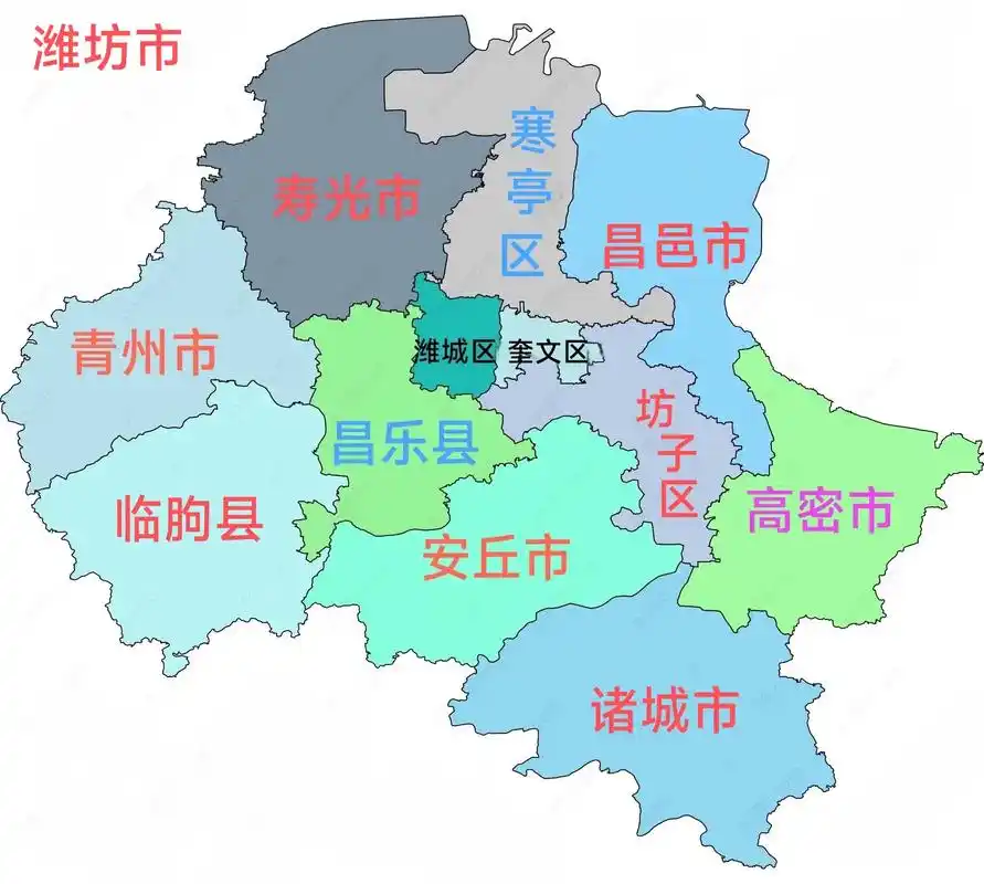 潍坊地图