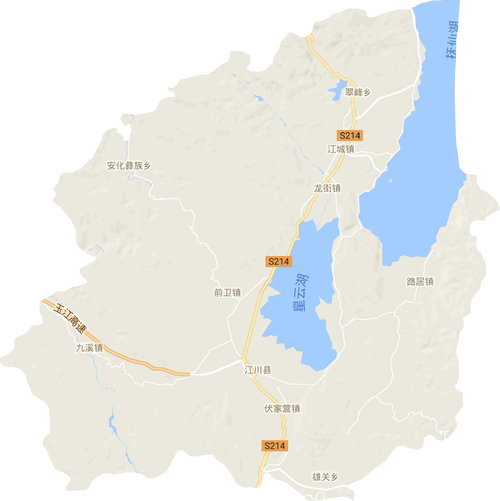 江川区地图