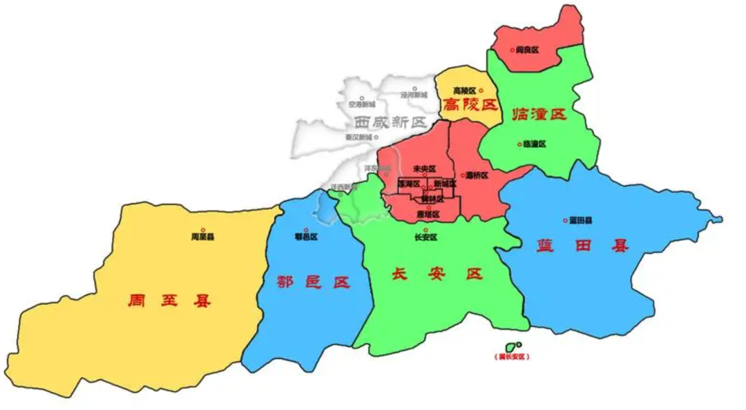 西安市地图