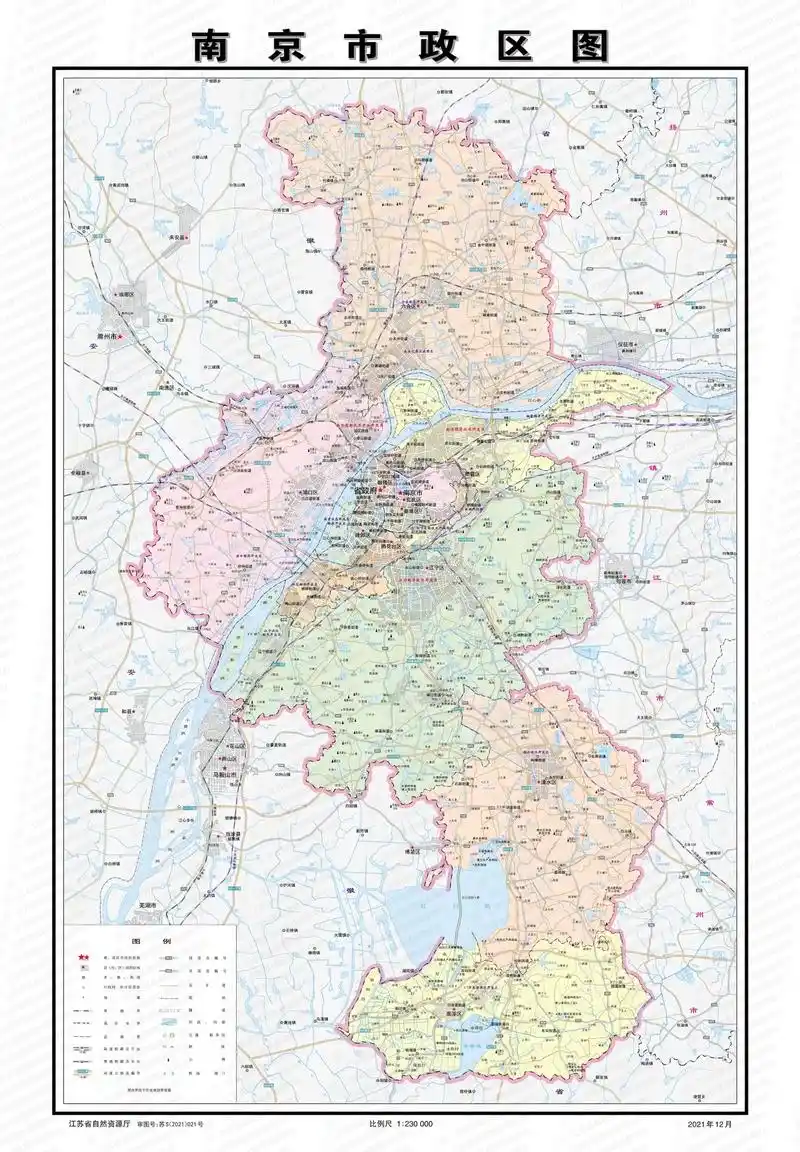南京地图高清版大图
