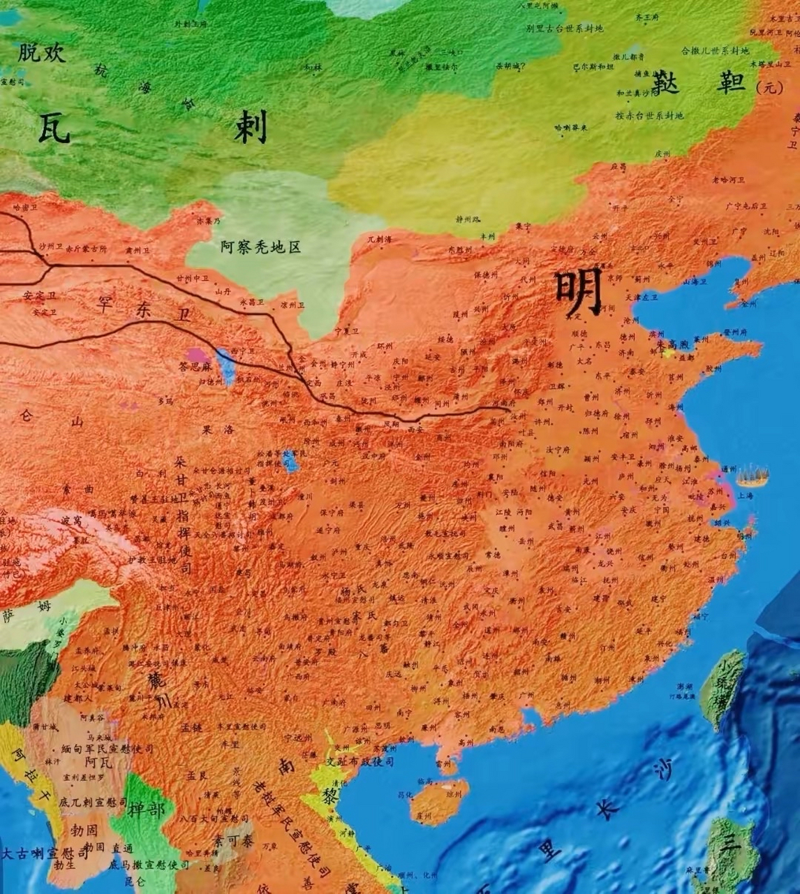 明朝地图