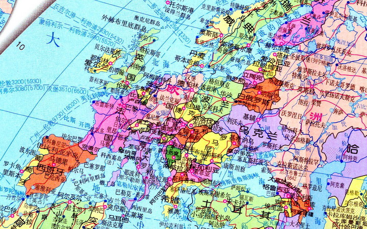 世界地图高清版(可放大)