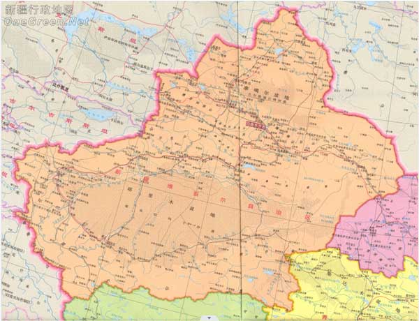 新疆地图全图