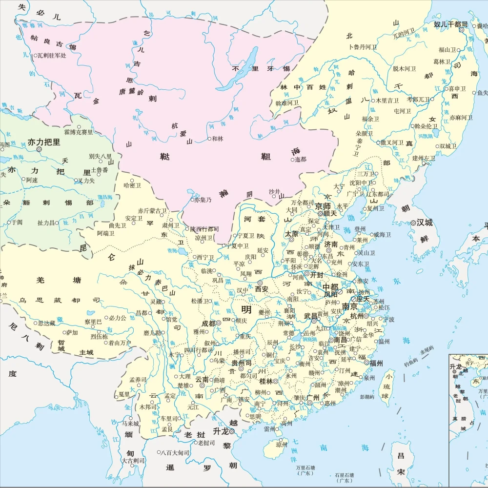 明朝地图