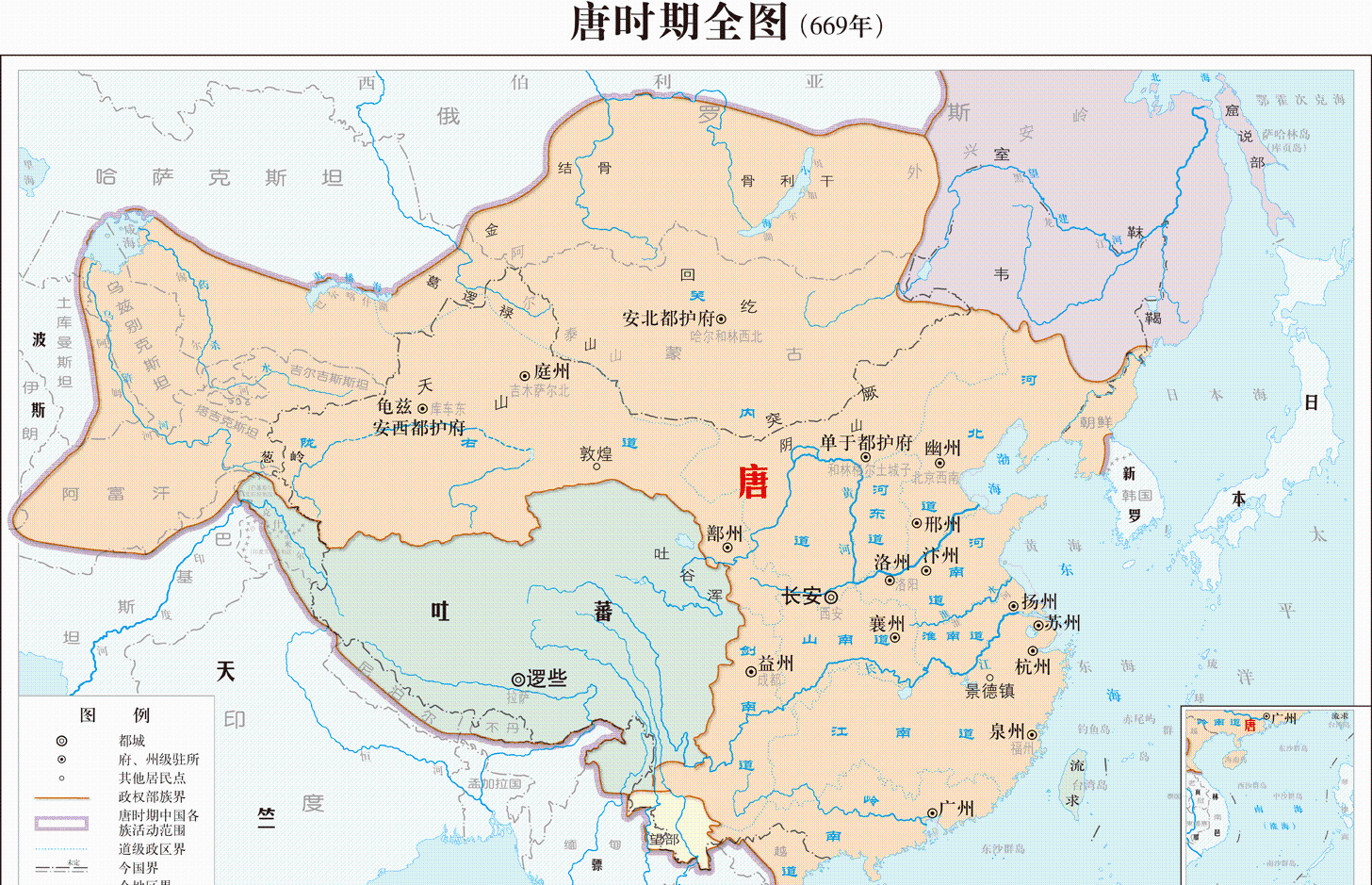 唐朝地图