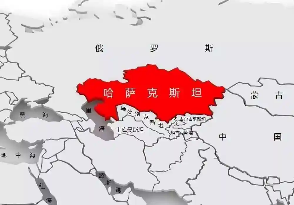哈萨克斯坦地图
