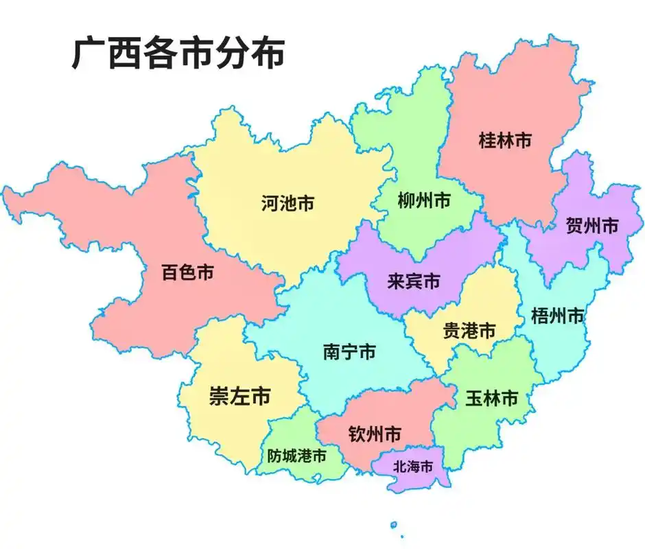 广西省地图