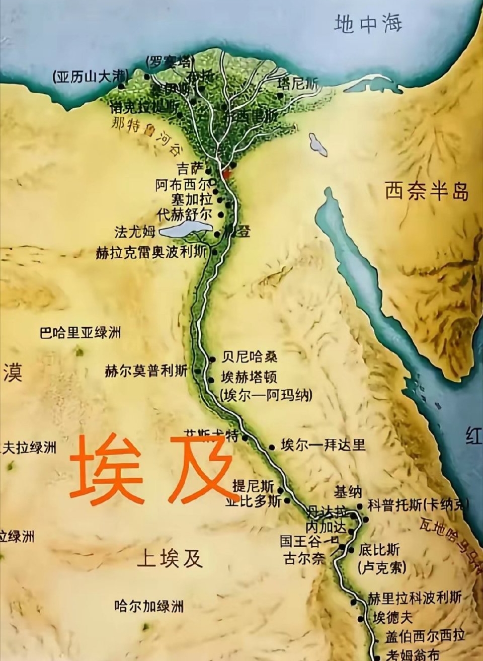 埃及地图