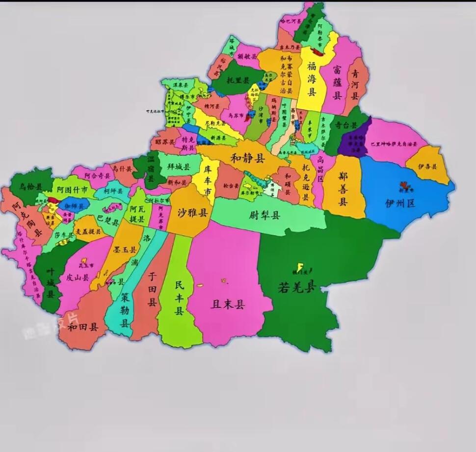 新疆省地图