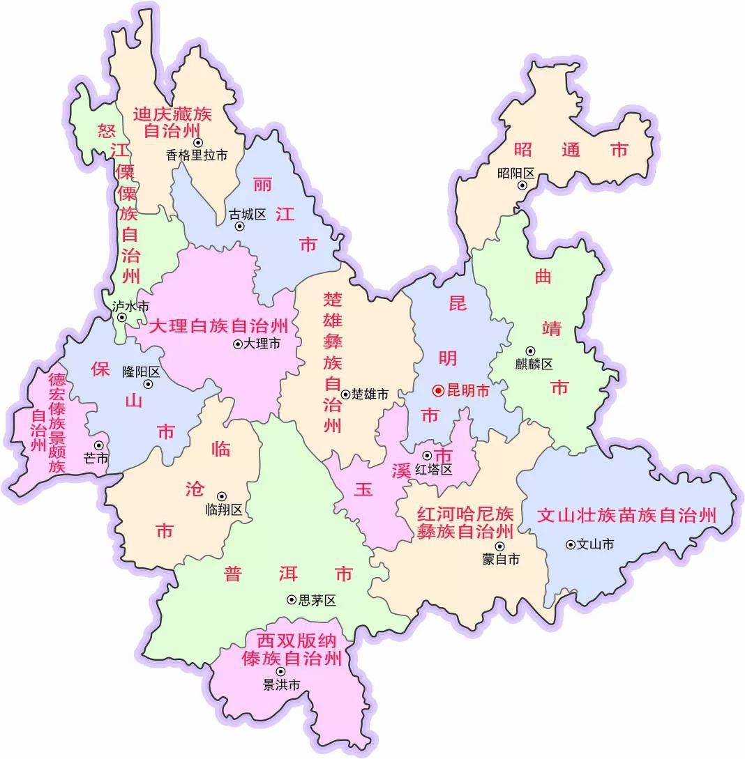 云南地图高清版