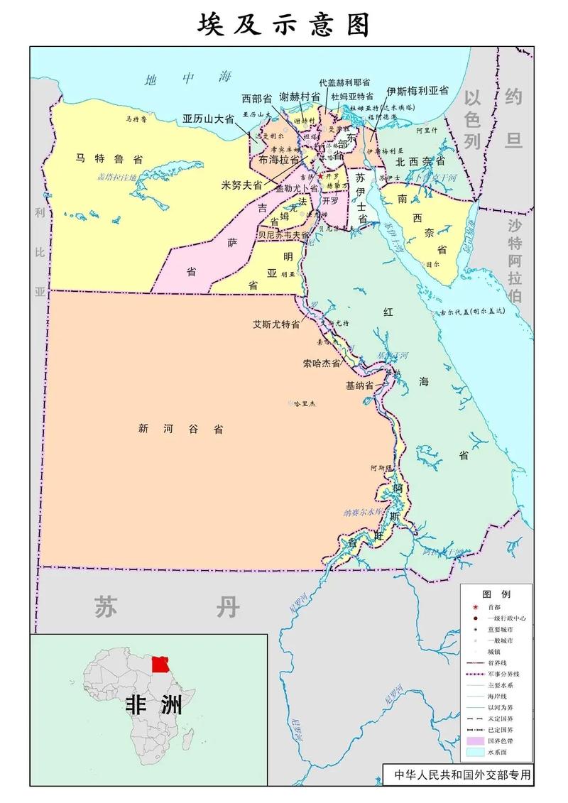 埃及地图