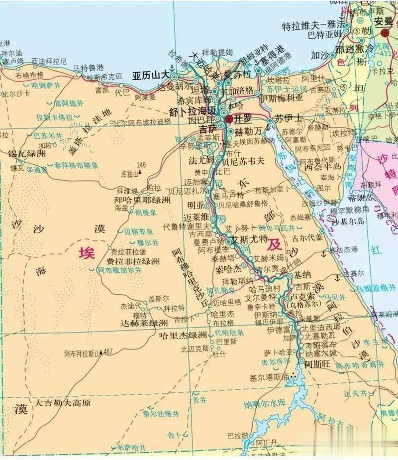 埃及地图