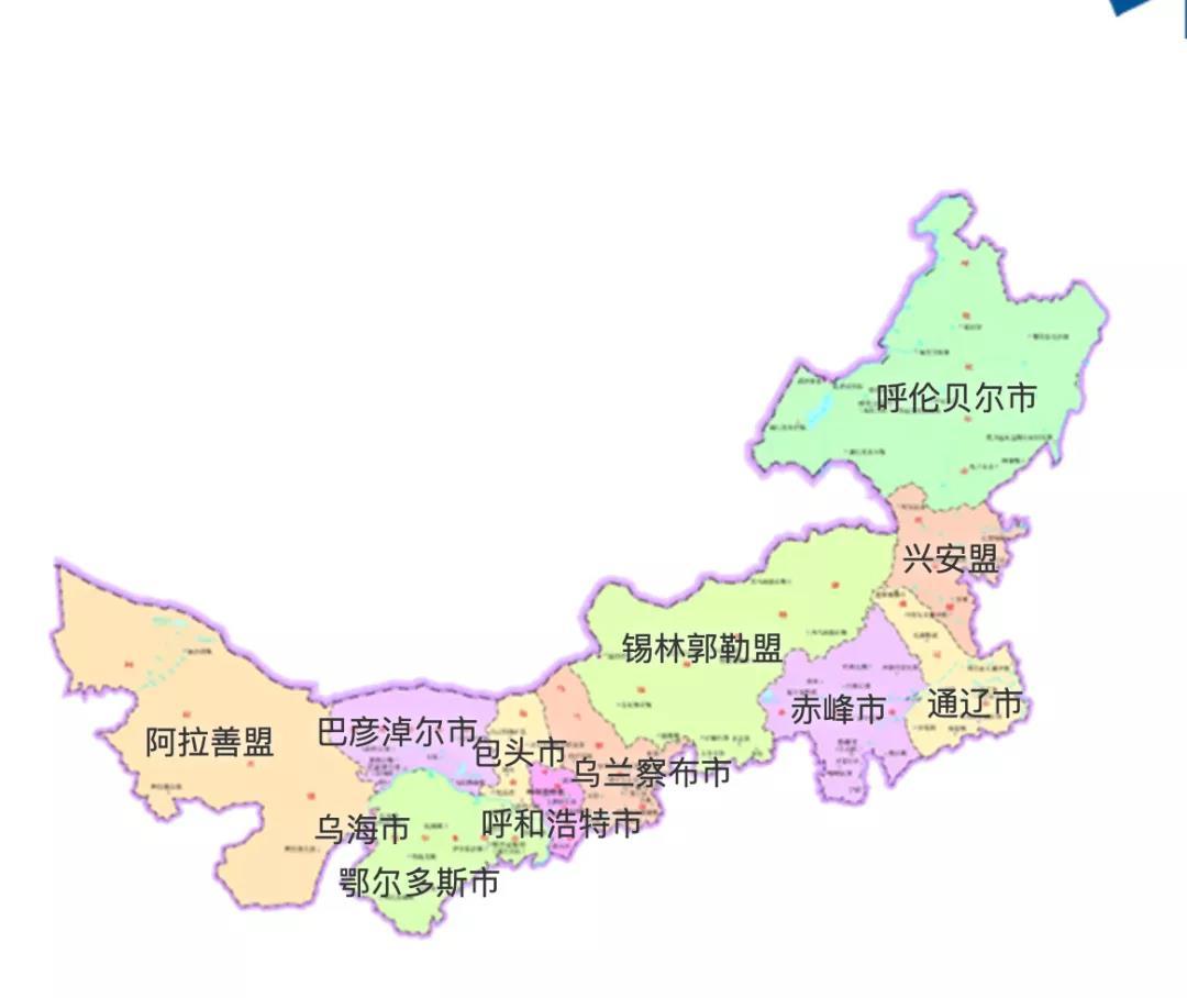 内蒙古地图高清版
