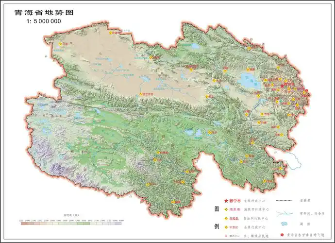 青海省地图全图