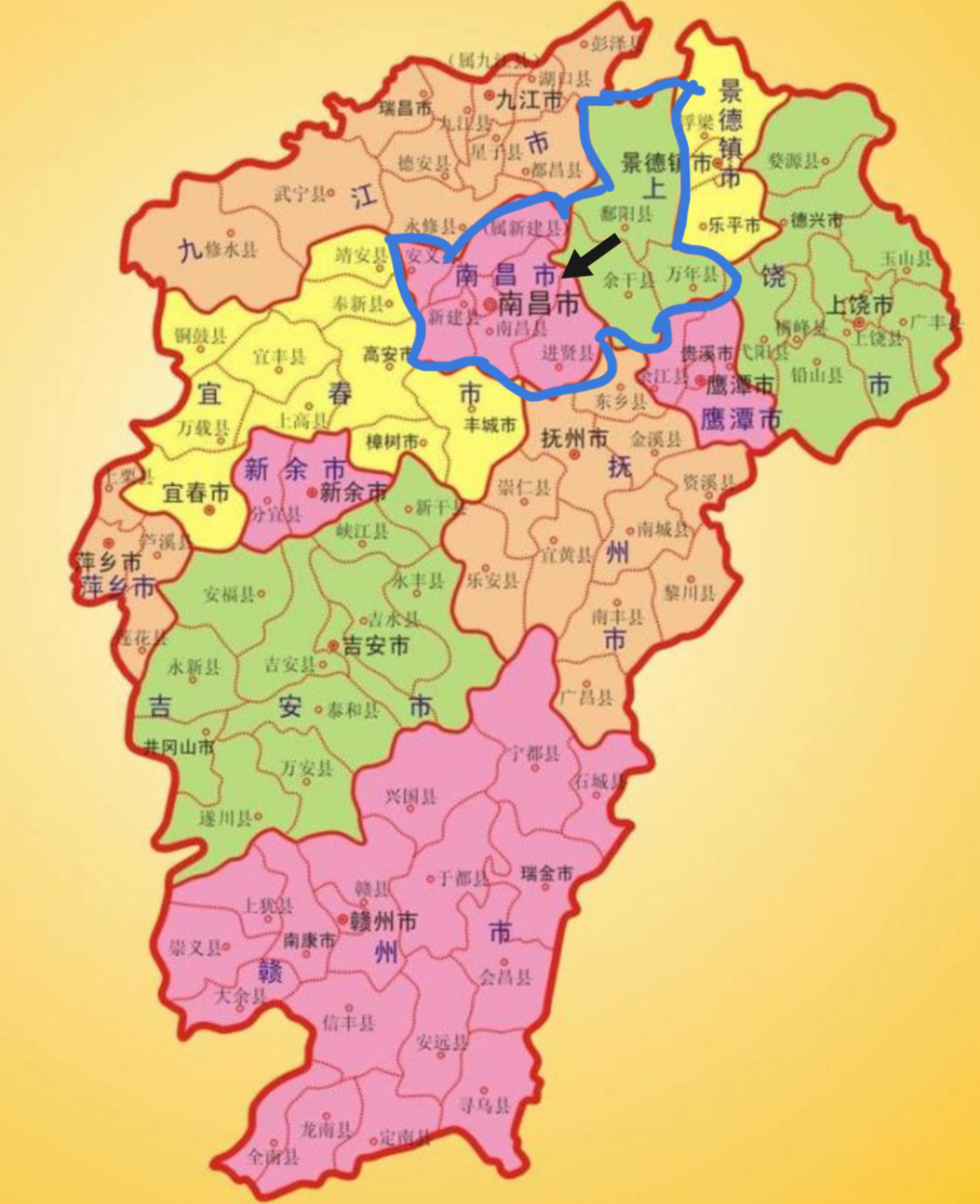 南昌地图