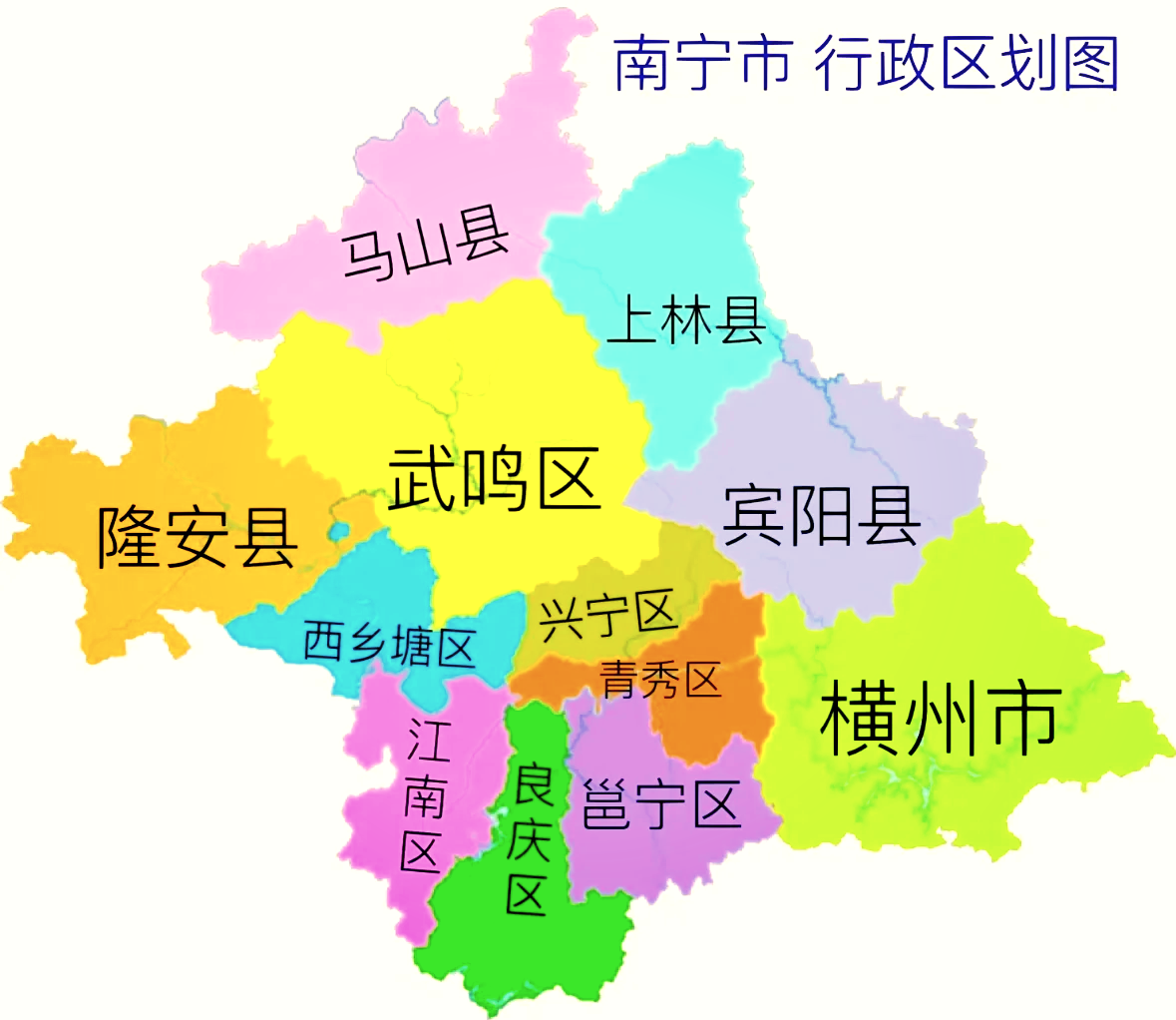 南宁地图