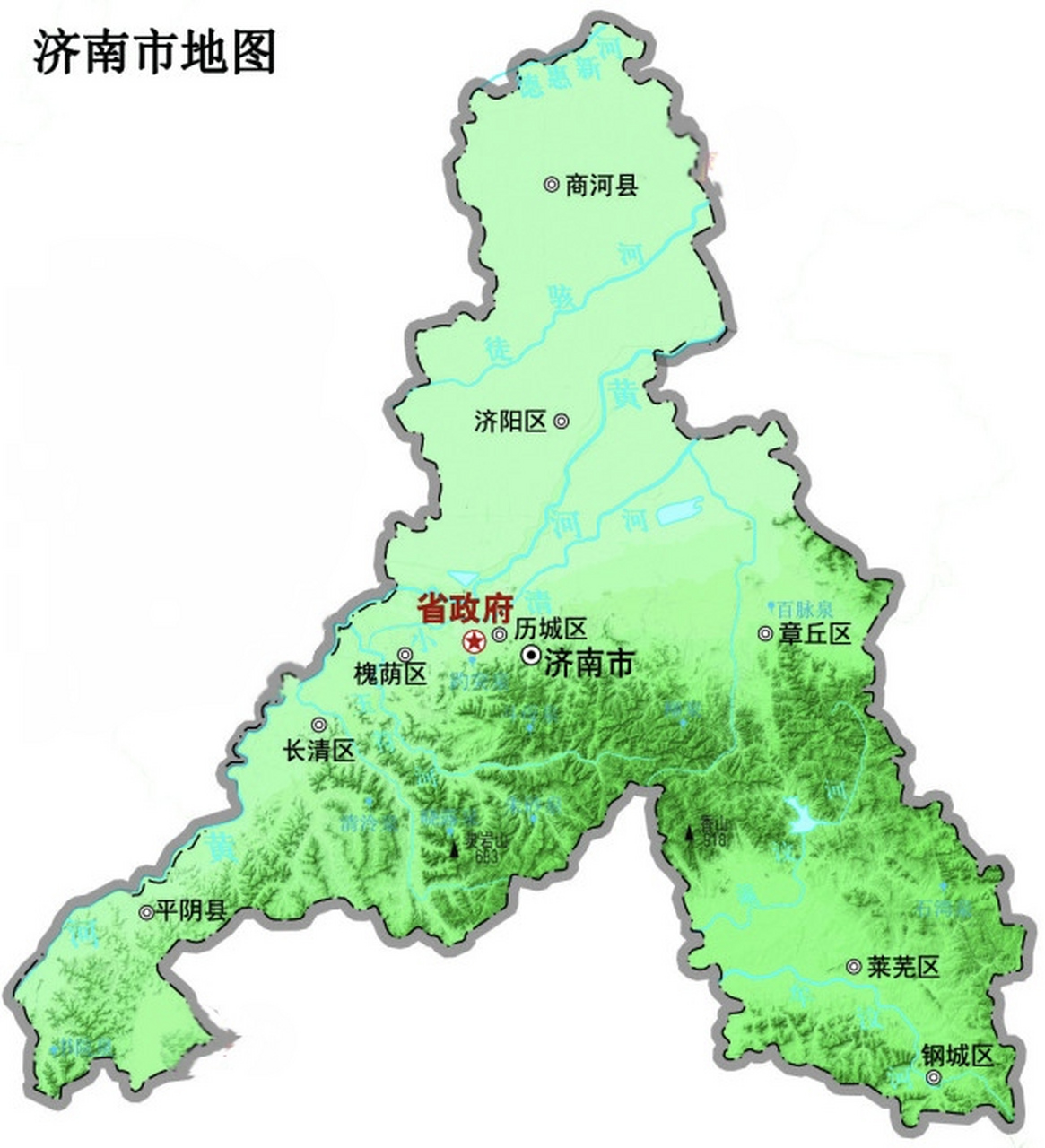 济南市地图