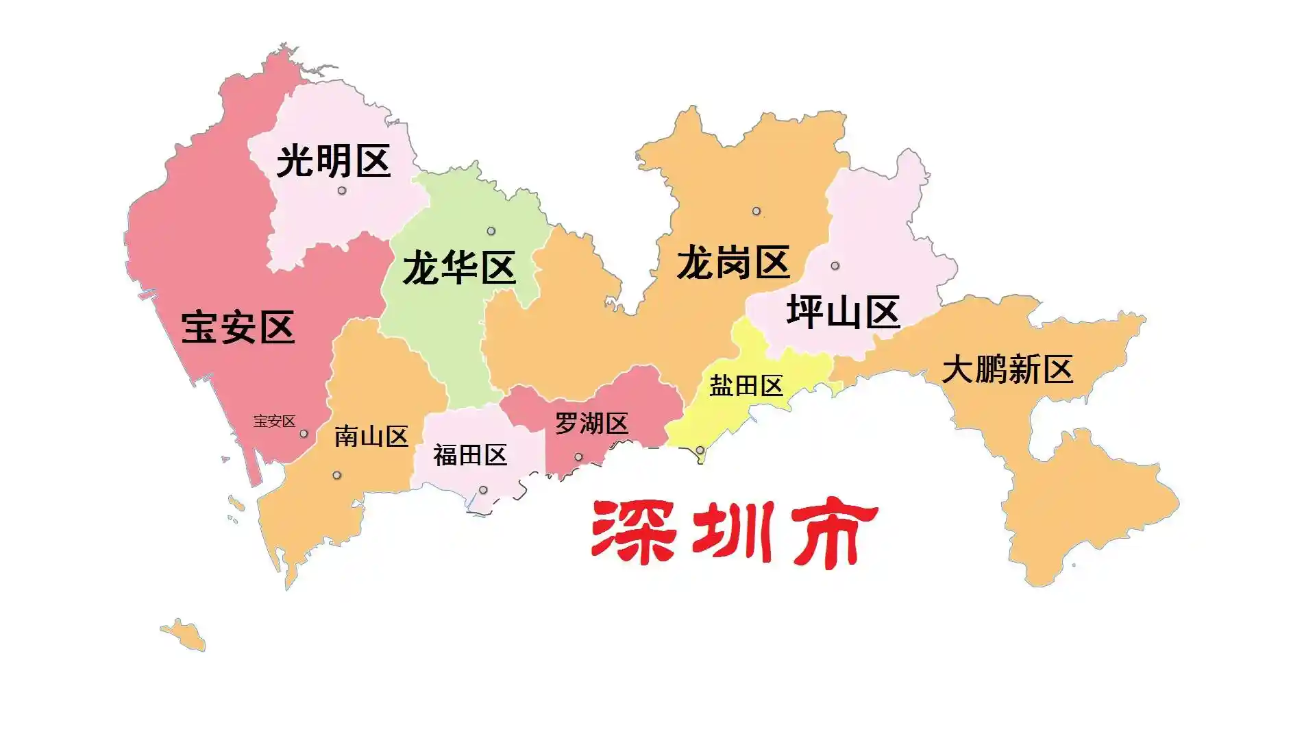 深圳市地图全图