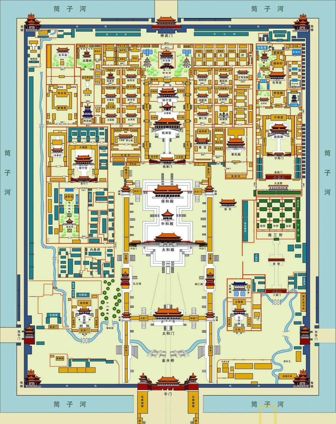 故宫地图