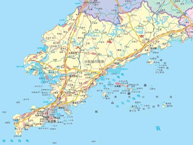 大连地图全图