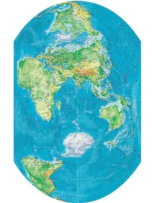 竖版世界地图高清版大图