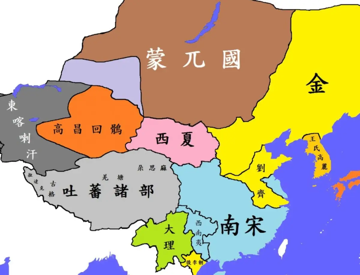 南宋地图