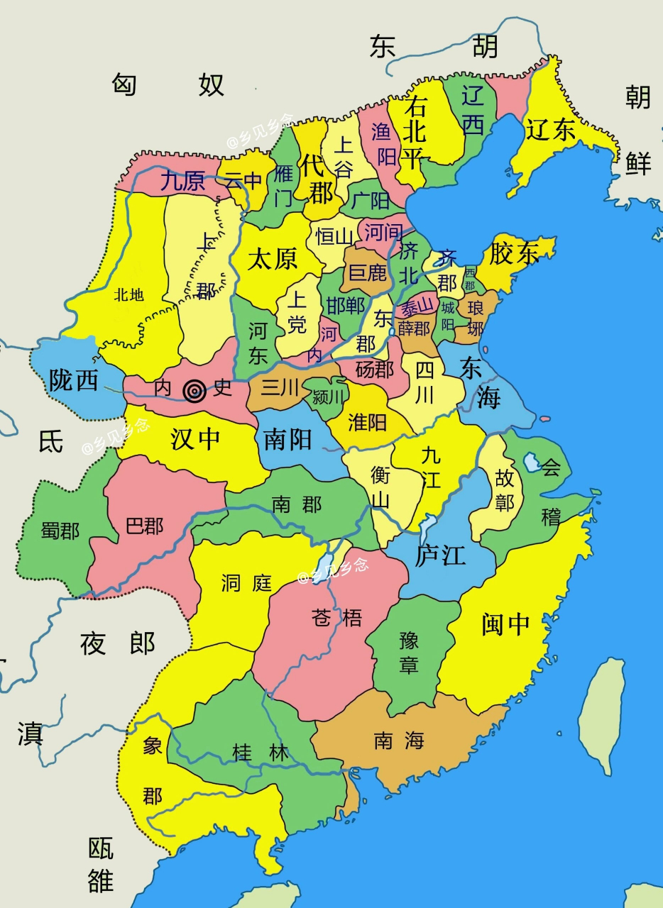 秦朝地图