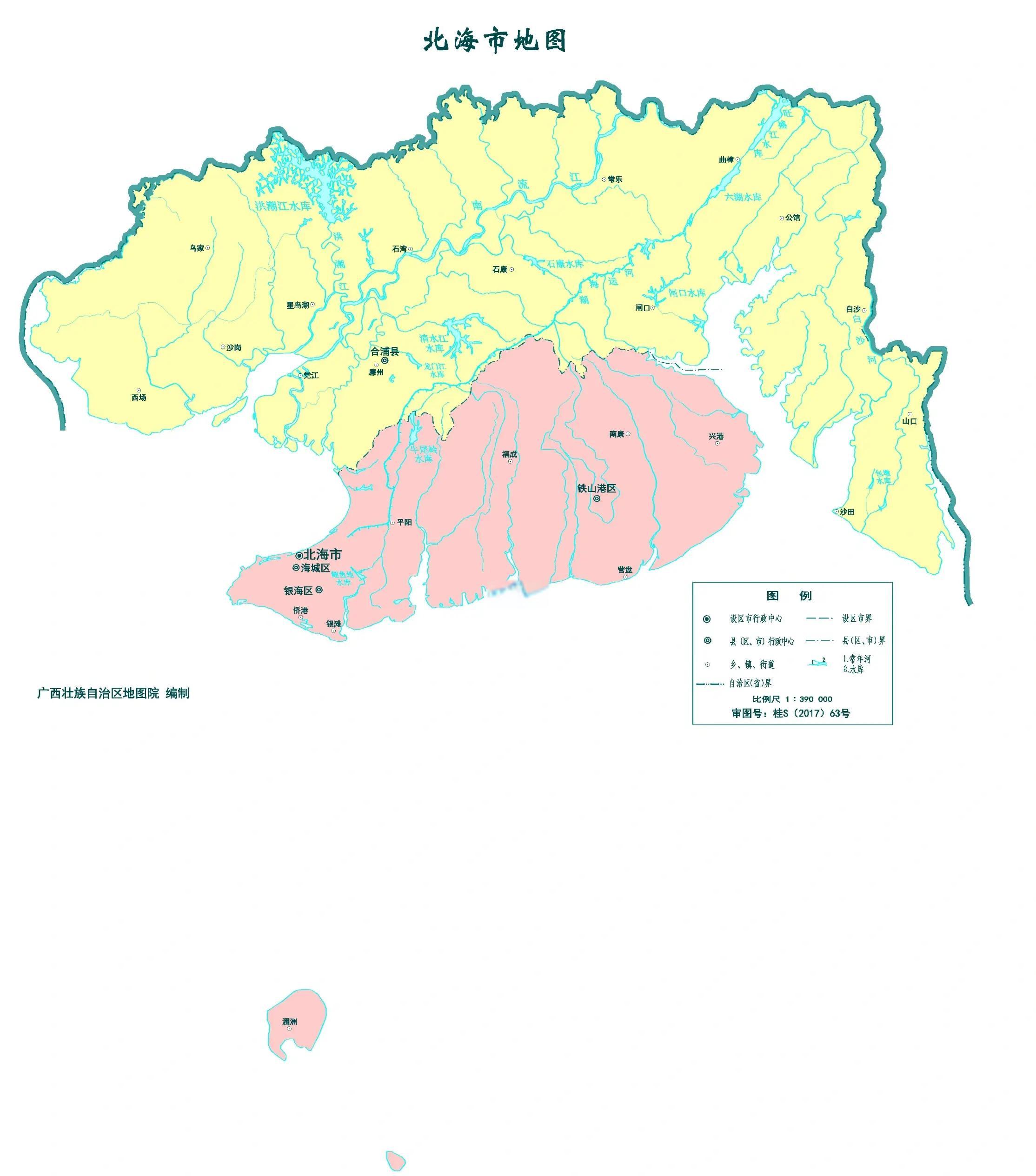 北海地图