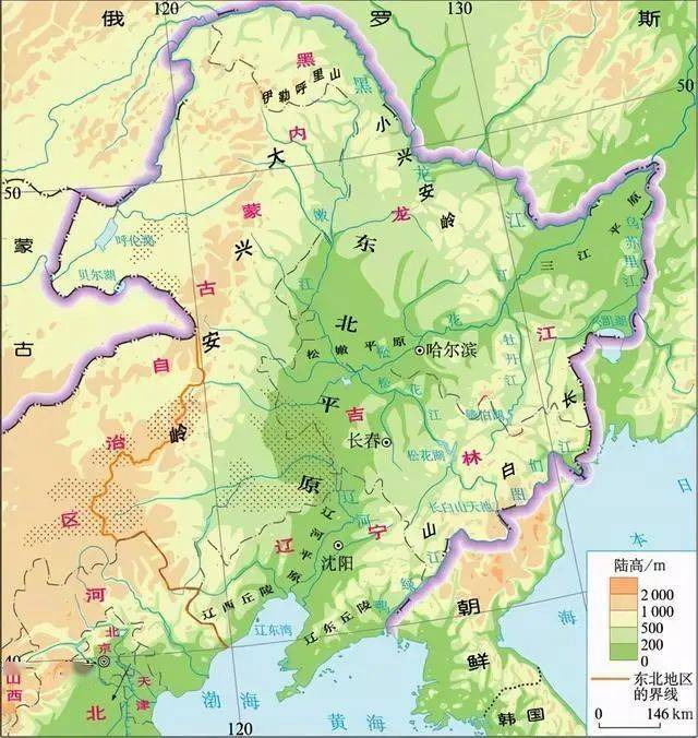 长白山地图高清全图