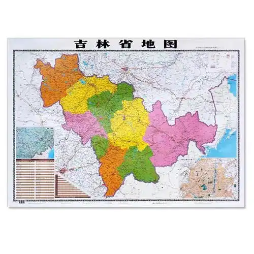 吉林省行政地图