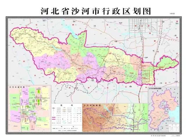 沙河市地图