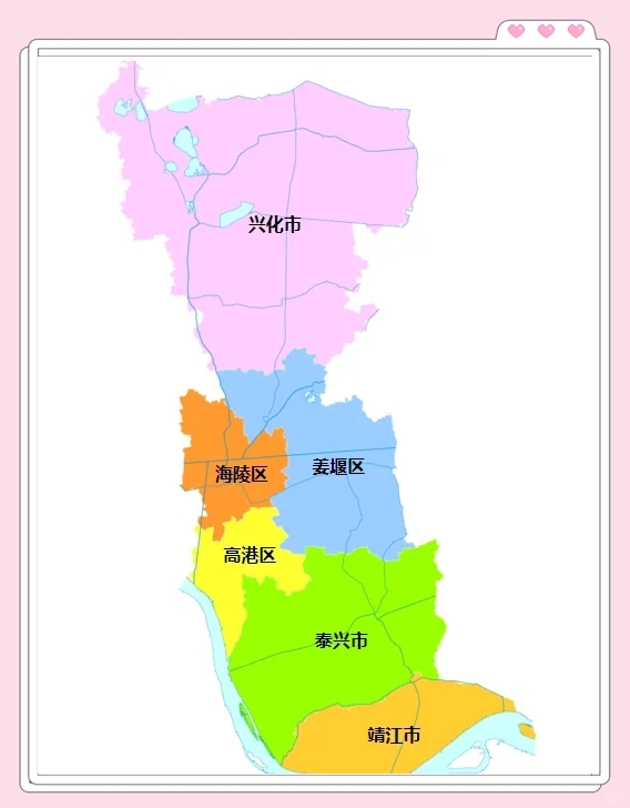 泰州地图全图高清版