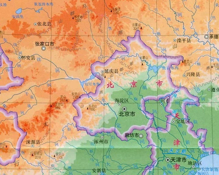 北京市地图高清大图