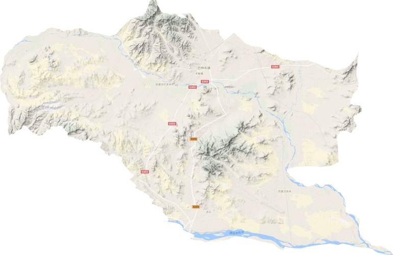 巴林右旗地图