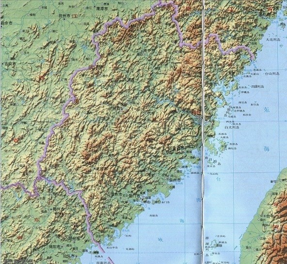 福建地图全图高清版大图