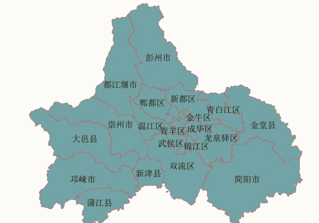 成都市高清地图