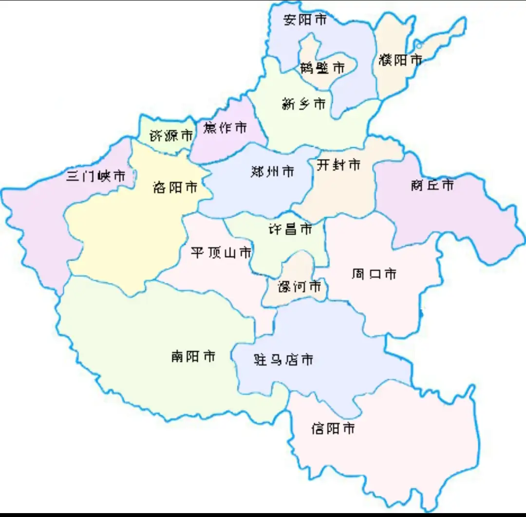 河南地图全图高清版