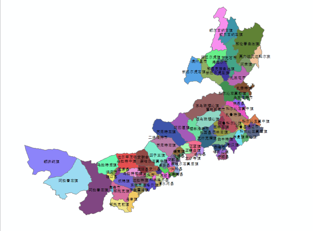 内蒙古自治区地图全图可放大