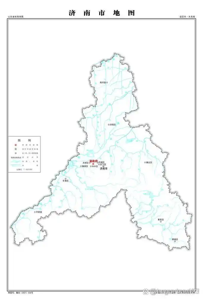 山东济南地图全图高清版
